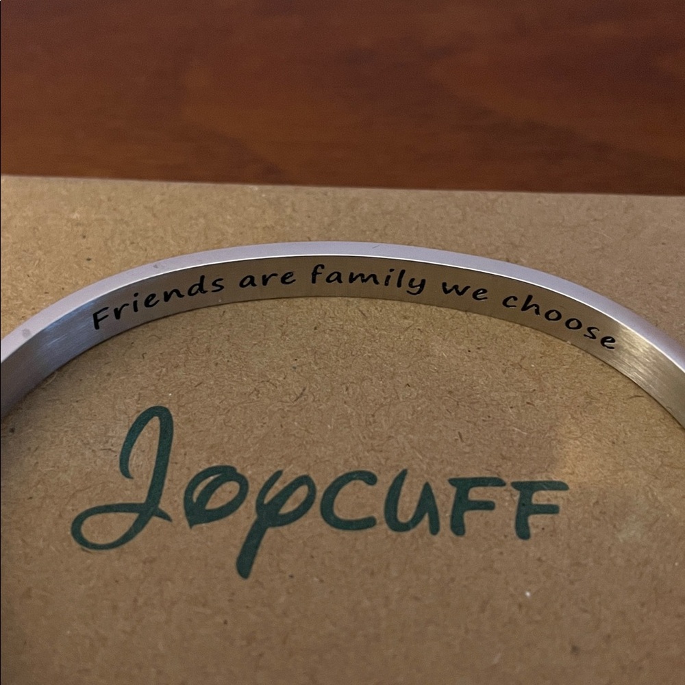 Joycuff Silver Inspirational Bracelet - Picture 2 of 2